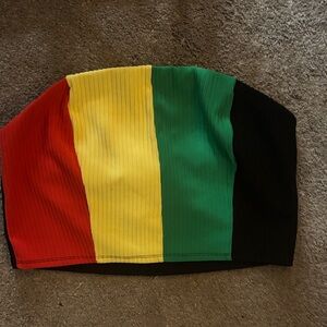 Colorful Striped Crop Top